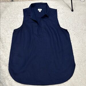 J.Crew | Size M | Navy Sleeveless Top